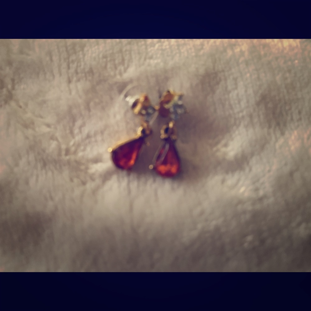 Avon topaz earrings